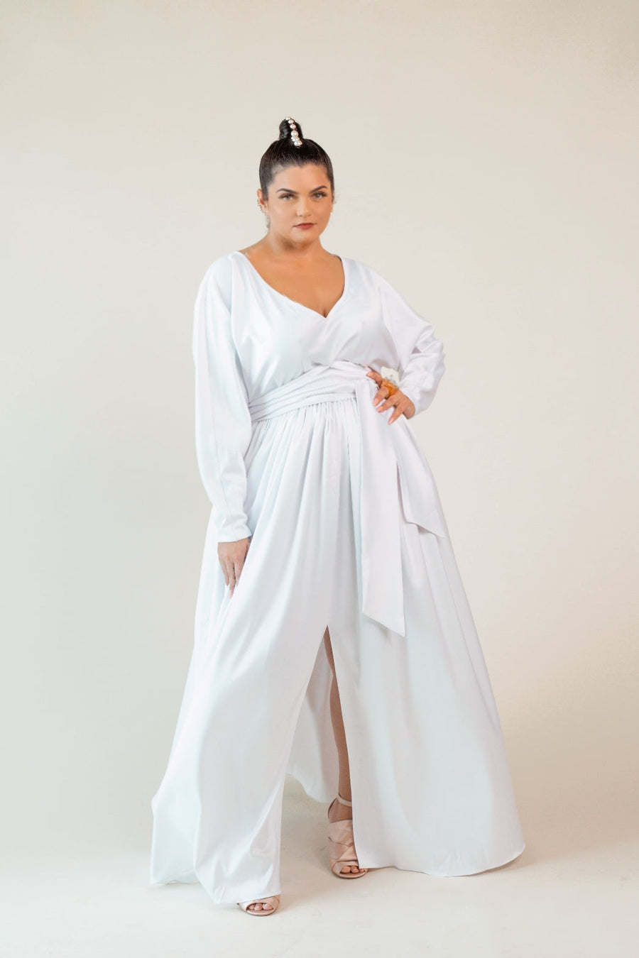 (Sample) Jibri Full Sleeved Bridal Maxi Dress