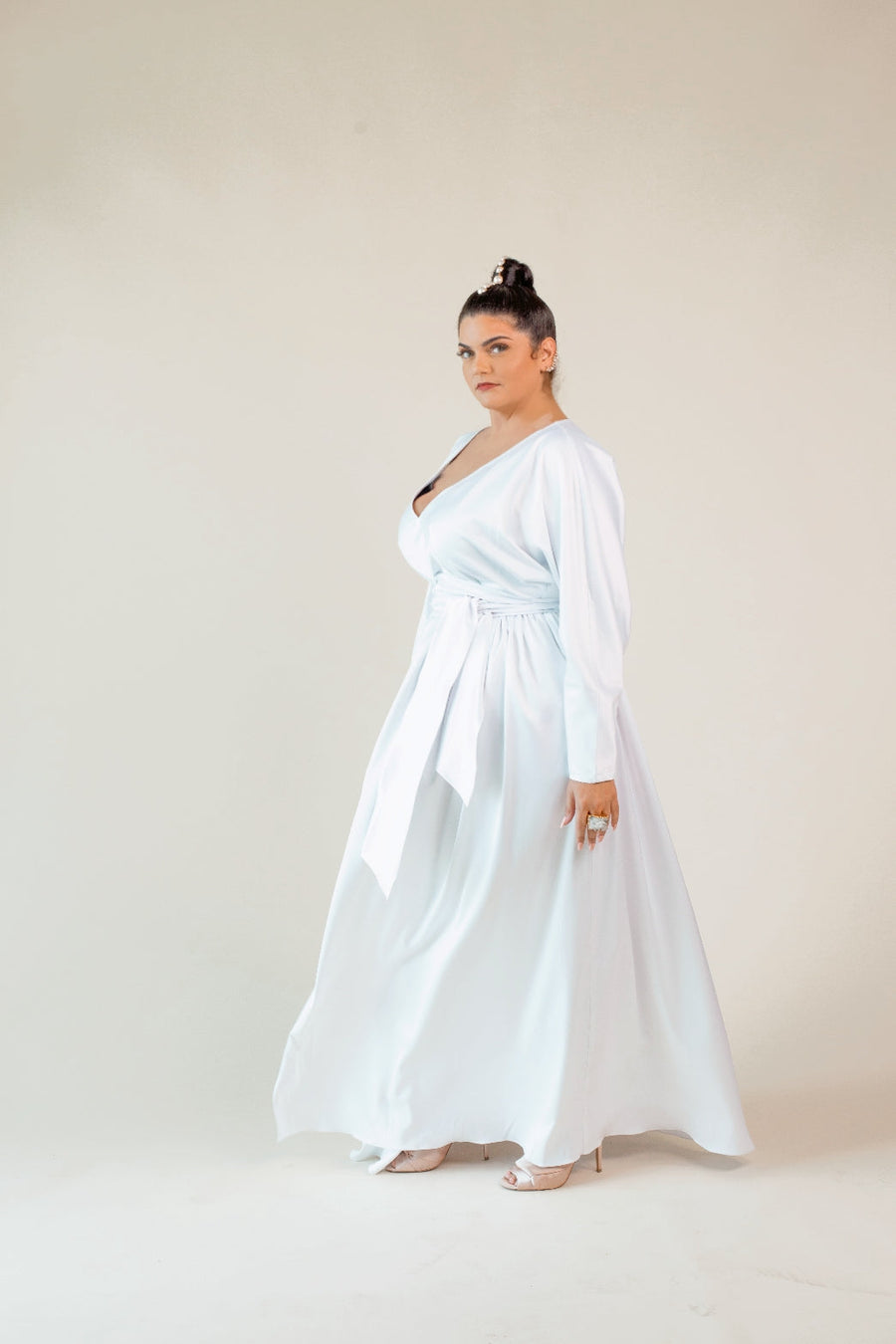 (Sample) Jibri Full Sleeved Bridal Maxi Dress