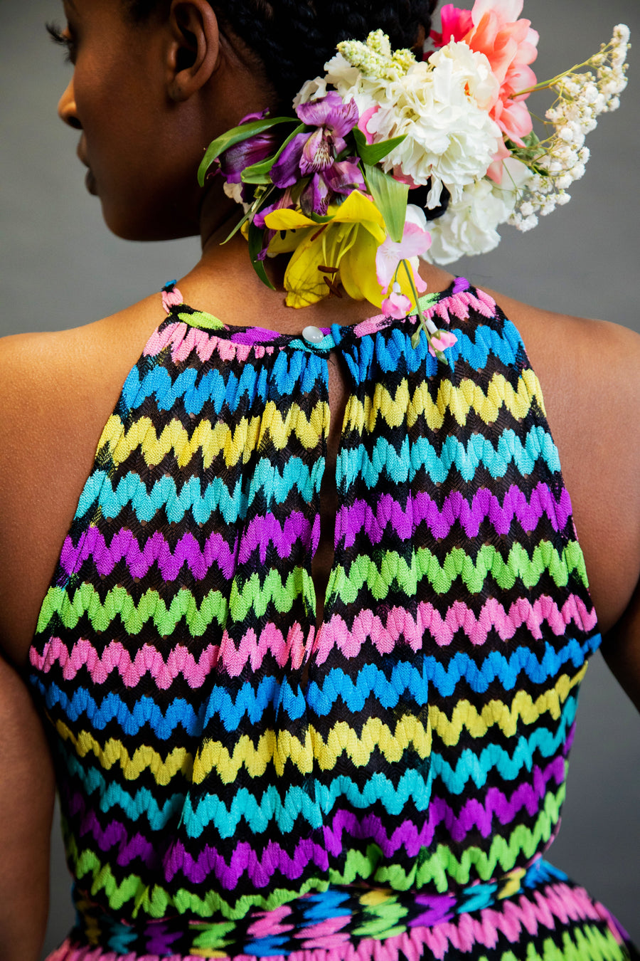 Crochet Sleeveless Slouch Maxi Dress
