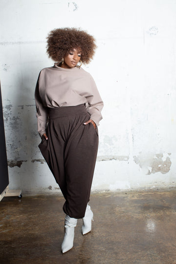 Chocolate Slouch Pants