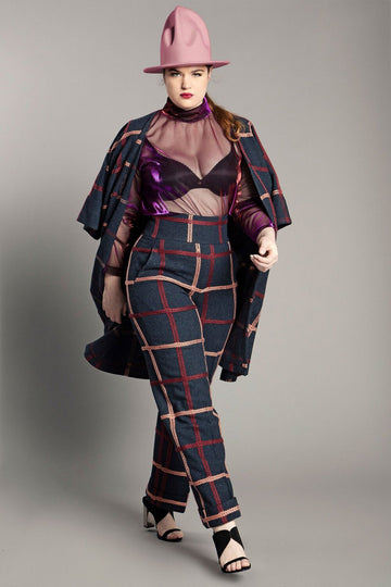 Long Sleeved Metallic Sheer T Neck- JIBRI*